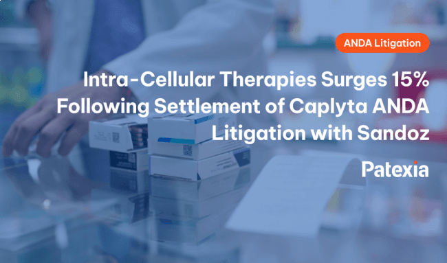 Intra-Cellular Therapies Surges 15% Following Settlement of Caplyta ANDA Litigation with Sandoz